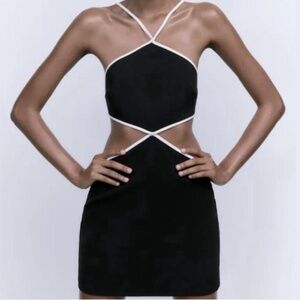 NWOT ZARA | Black Cut Out Dress